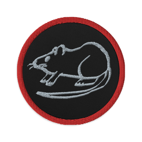 Rat Embroidered patch